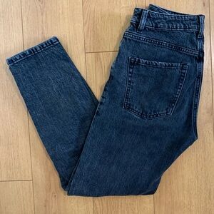 Black/ Charcoal Grey Garage Mom Jeans Size 24